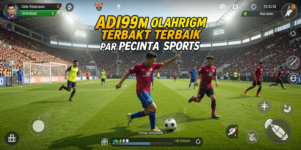 Screenshot utama ADI99 menampilkan aksi seru dalam permainan olahraga.