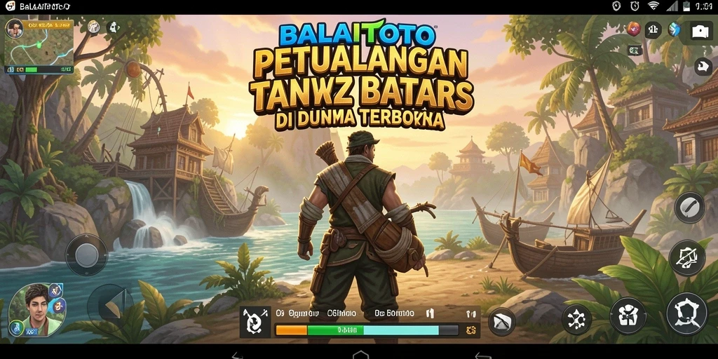 Tampilan gameplay BALAITOTO yang menakjubkan di dunia terbuka.
