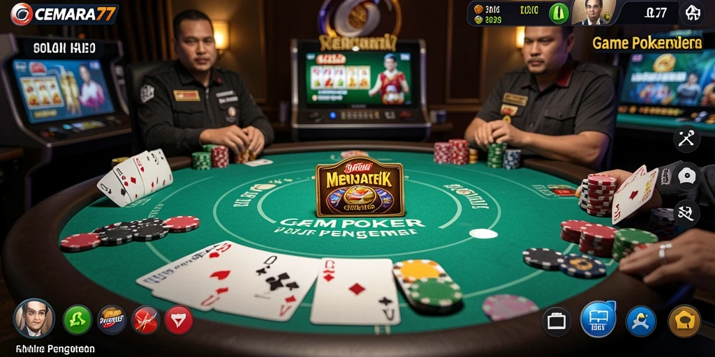 Tampilan gameplay Poker yang menarik di CEMARA77.
