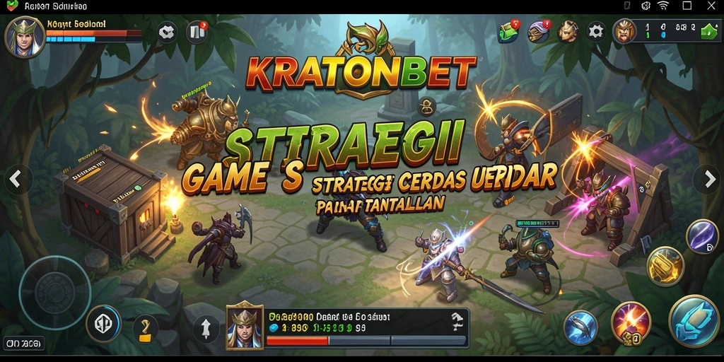 Tampilan gameplay KRATONBET dengan elemen strategi yang mendebarkan.