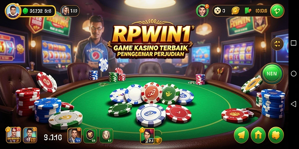 Screenshot utama RPWIN1 menampilkan gameplay kasino yang menarik.