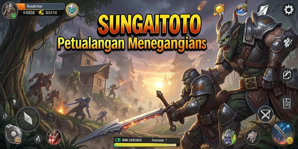 Tangkapan layar SUNGAITOTO menampilkan aksi seru dalam petualangan menegangkan.
